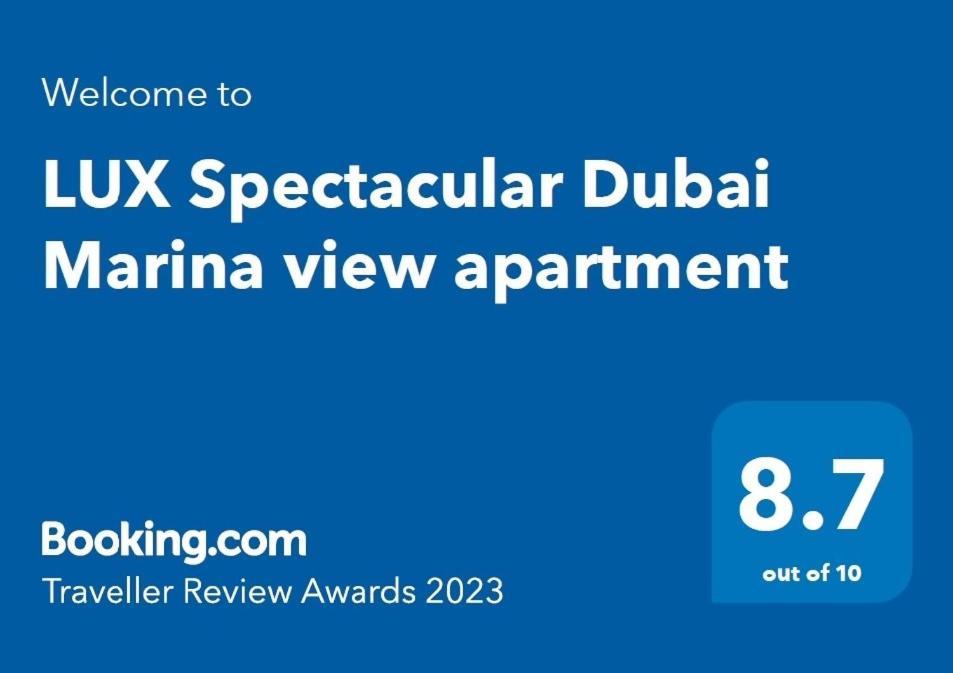 Lux Spectacular Dubai Marina View Apartment Exterior photo